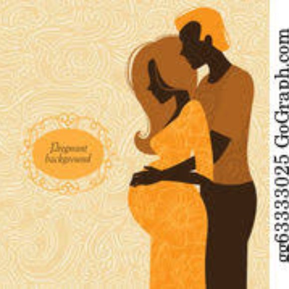 Mother pregnancy Stones Handmade heart Wood Decor - Picture 4 of 5